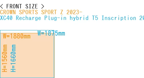 #CROWN SPORTS SPORT Z 2023- + XC40 Recharge Plug-in hybrid T5 Inscription 2018-